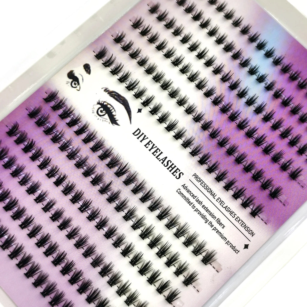 Manga Lash Clusters lower Wispy Eyelash Clusters with Spikes Anime Cluster Eyelash   Fairy Individual Lashes CC Curly Lash