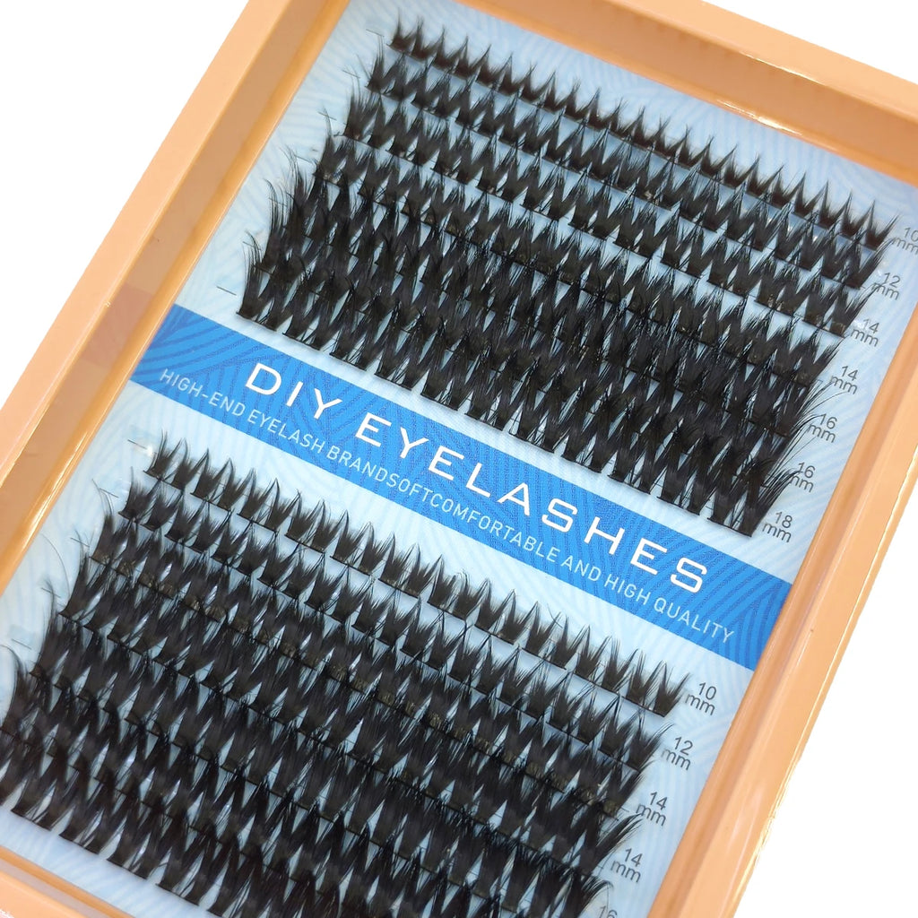 Manga Lash Clusters lower Wispy Eyelash Clusters with Spikes Anime Cluster Eyelash   Fairy Individual Lashes CC Curly Lash