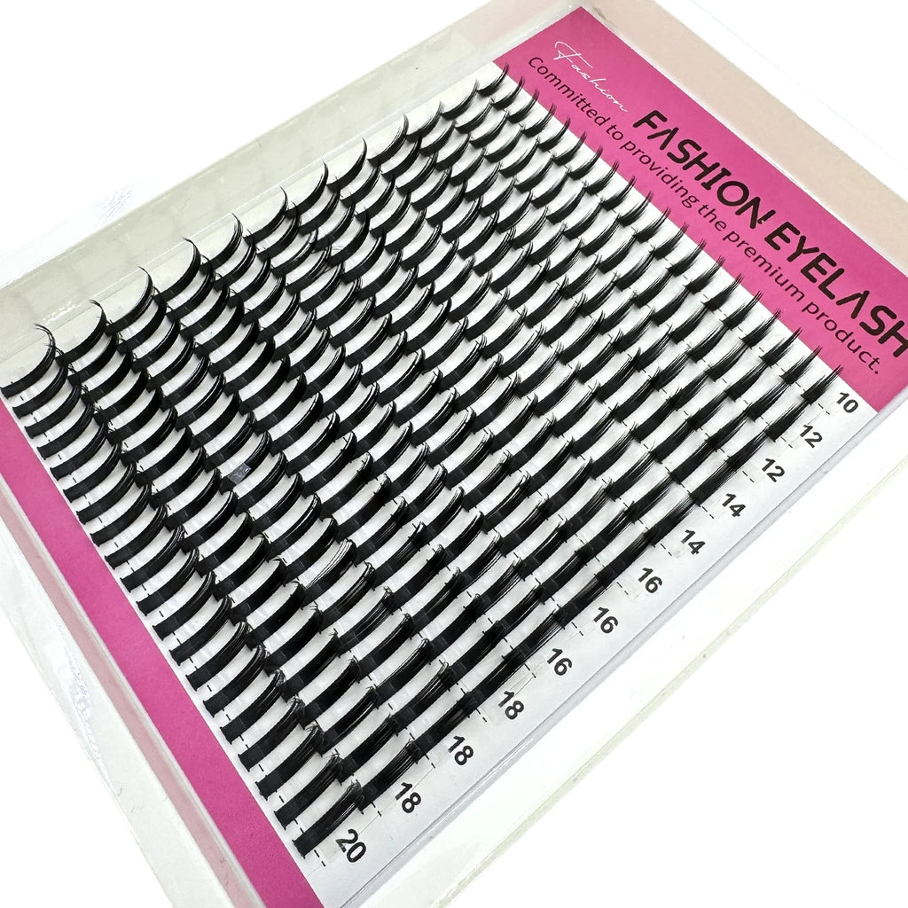 16Rows Bottom Lashes(6-7mm) and Spikes(15-21mm) Mix DIY Eyelash Extension Wispy Individual Lash Spikes Clusters DIY Lashes Tools
