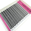 16Rows Bottom Lashes(6-7mm) and Spikes(15-21mm) Mix DIY Eyelash Extension Wispy Individual Lash Spikes Clusters DIY Lashes Tools
