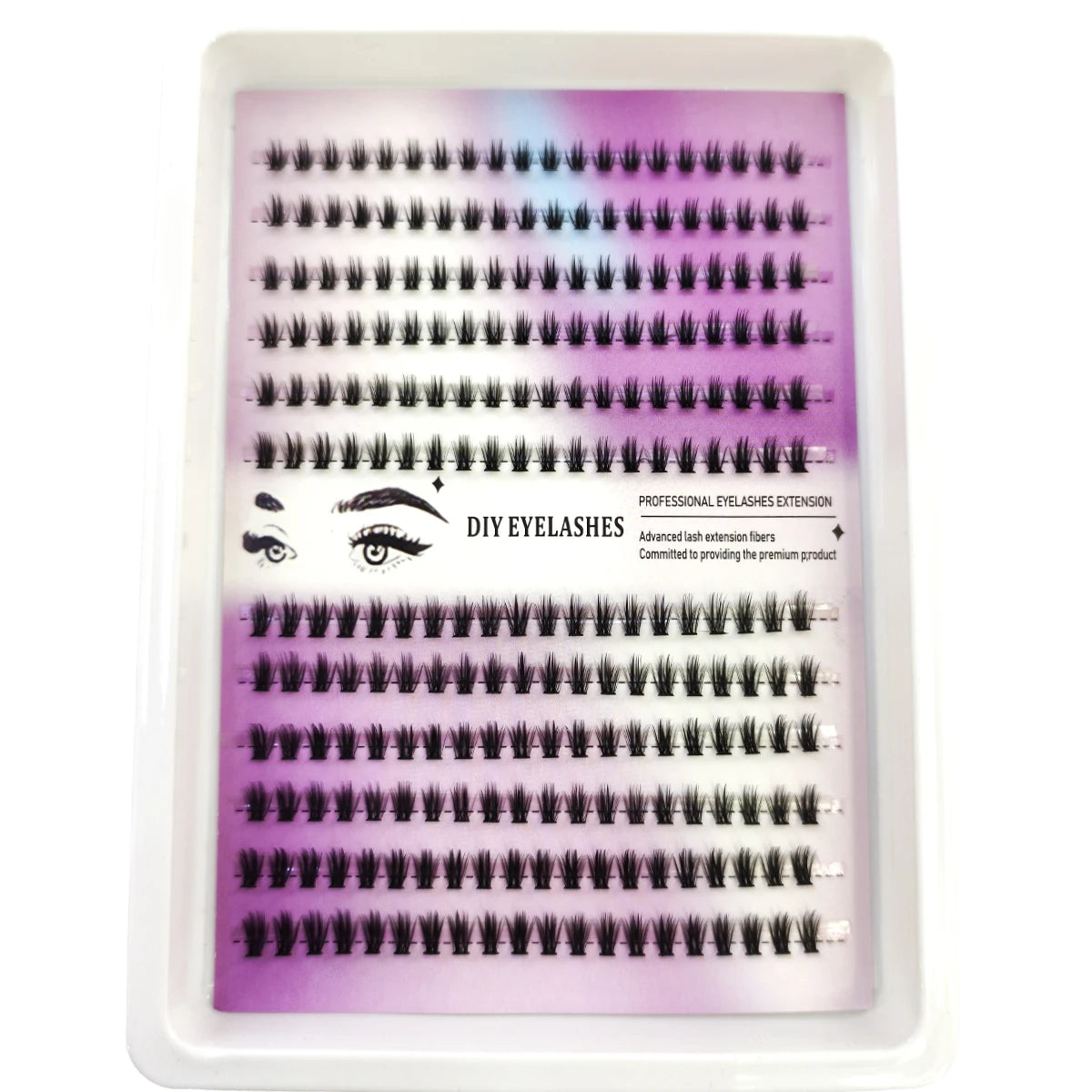 Manga Lash Clusters lower Wispy Eyelash Clusters with Spikes Anime Cluster Eyelash   Fairy Individual Lashes CC Curly Lash