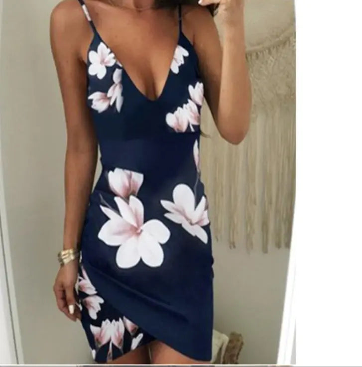 Bodycon Dress, Slim Fit Dress, Sexy Printed Dress